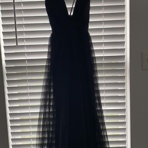 Black Gown with Slits